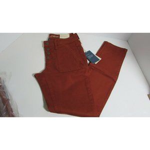 Women's Mid-Rise Skinny Pants - Universal Thread™ Red Brick Size 0/25R - NWT
